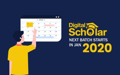 Digital Scholar’s Next Batch Starts On Jan 2020